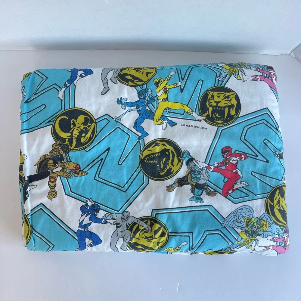Power Rangers Bedding Set - Blue and Yellow